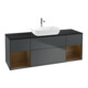 V&B Waschtischunterschrank Finion 160cm, Pl b m, Reg wal ven, md bl. m Lac-1