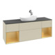 V&B Waschtischunterschrank Finion 160cm, Pl b m, Rg gol m Lac, si Gr m Lac-1
