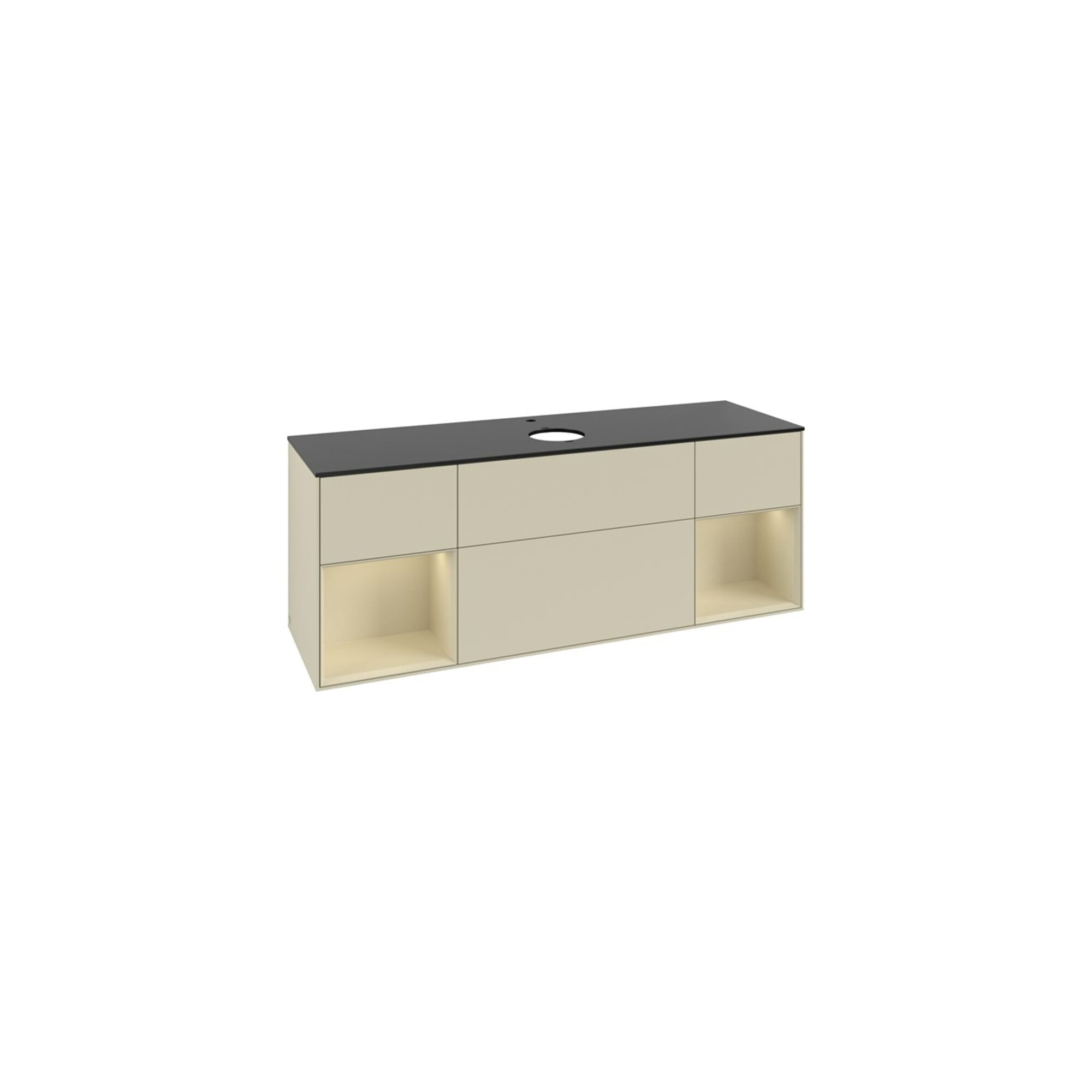 V&B Waschtischunterschrank Finion 160cm, Pl b m, Rg si G m La, si Gr m Lac ; Villeroy & Boch