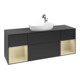V&B Waschtischunterschrank Finion 160cm, Pl b m, Rg si Gr m Lac, bla m Lac-1