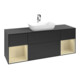 V&B Waschtischunterschrank Finion 160cm, Pl b m, Rg si Gr m Lac, bla m Lac-1