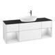 V&B Waschtischunterschrank Finion 160cm, Pl b m, Rg wh. m Lac, glo wh. Lac-1
