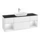 V&B Waschtischunterschrank Finion 160cm, Pl b m, Rg wh. m Lac, glo wh. Lac-1