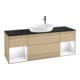 V&B Waschtischunterschrank Finion 160cm, Pl bla m, Reg glo wh. Lac, Oa ven-1