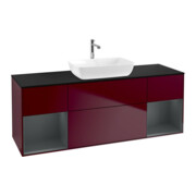 V&B Waschtischunterschrank Finion 160cm, Pl bla m, Reg md m Lac, Peo m