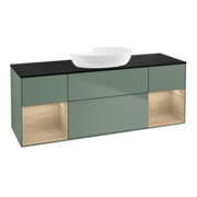 V&B Waschtischunterschrank Finion 160cm, Pl bla m, Reg Oa ven, Oli. m Lac