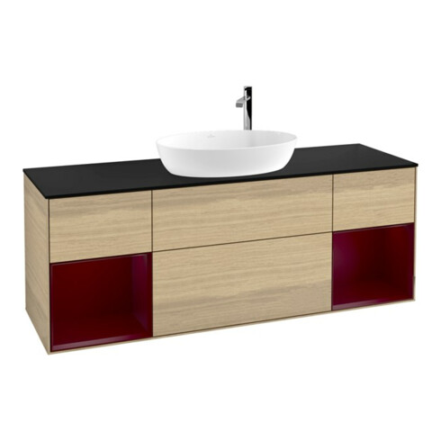 V&B Waschtischunterschrank Finion 160cm, Pl bla m, Reg Peo m Lac, Oa ven