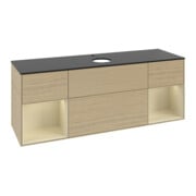 V&B Waschtischunterschrank Finion 160cm, Pl bla m, Reg si Gr m Lac, Oa ven