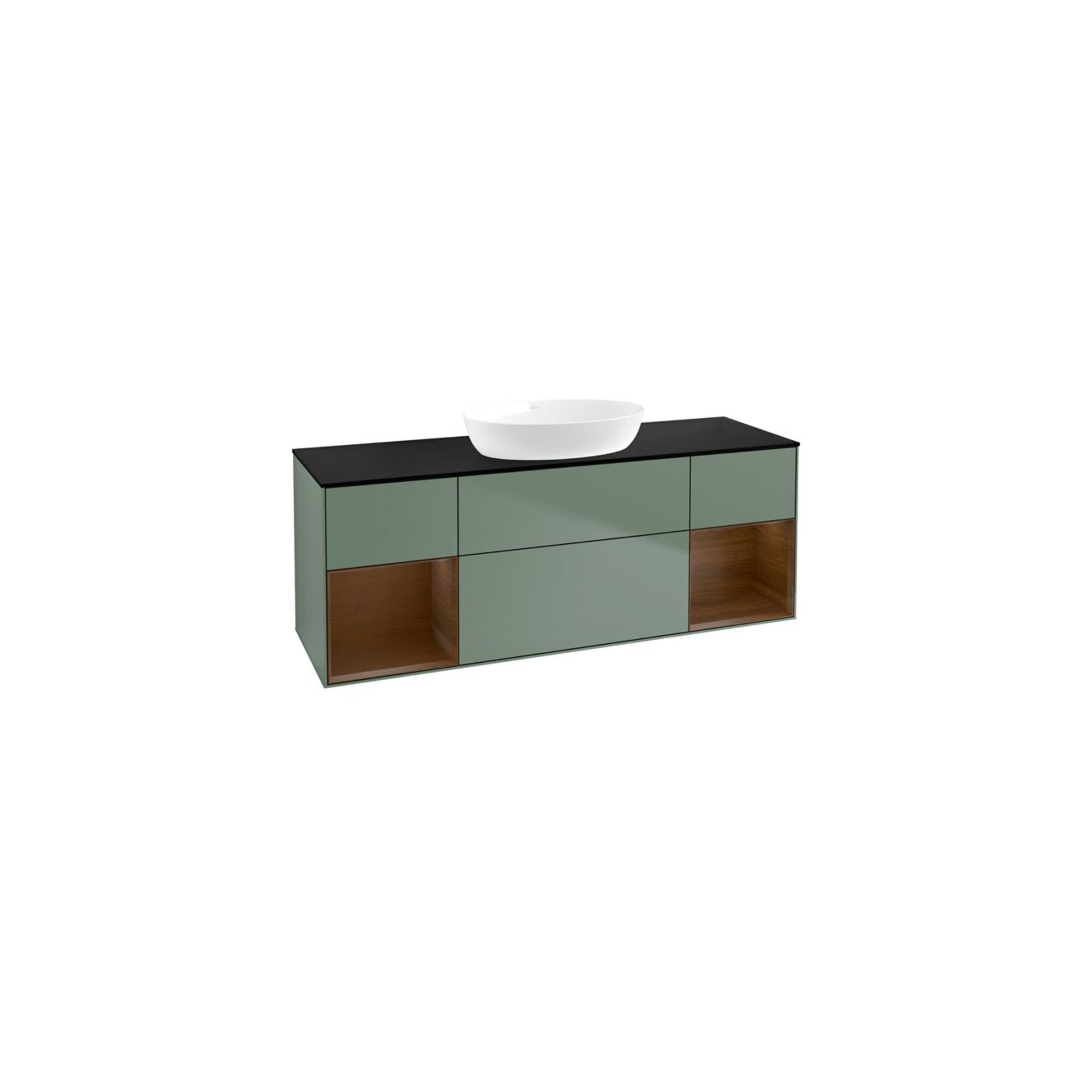V&B Waschtischunterschrank Finion 160cm, Pl bla m, Reg wal ven, Oli. m Lac ; Villeroy & Boch