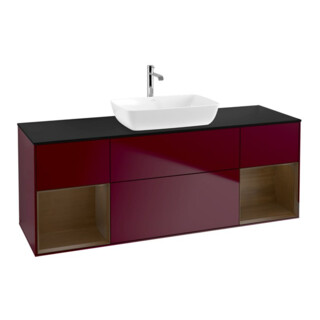 V&B Waschtischunterschrank Finion 160cm, Pl bla m, Reg wal ven, Peo m
