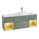 V&B Waschtischunterschrank Finion 160cm, Pl w m, Reg gol m Lac, Oli. m Lac-1