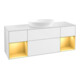 V&B Waschtischunterschrank Finion 160cm, Pl w m, Rg gol m Lac, glo wh. Lac-1