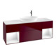 V&B Waschtischunterschrank Finion 160cm, Pl wh. m, Reg glo wh. Lac, Peo m-1