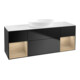 V&B Waschtischunterschrank Finion 160cm, Pl wh. m, Reg Oa ven, bla m Lac-1