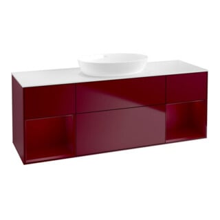 V&B Waschtischunterschrank Finion 160cm, Pl wh. m, Reg Peo m Lac, Peo m