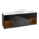 V&B Waschtischunterschrank Finion 160cm, Pl wh. m, Reg wal ven, bla m Lac-1