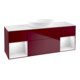 V&B Waschtischunterschrank Finion 160cm, Pl wh. m, Reg wh. m Lac, Peo m-1