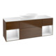 V&B Waschtischunterschrank Finion 160cm, Pl wh. m, Reg wh. m Lac, wal ven-1