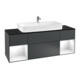V&B Waschtischunterschrank Finion 160cm, Reg glo wh. Lac, md bl. m Lacquer-1