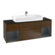 V&B Waschtischunterschrank Finion 160cm, Reg md m lacquer, Walnut veneer-1