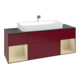 V&B Waschtischunterschrank Finion 160cm, Reg si Gr m Lacquer, Peony Matt-1