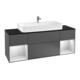 V&B Waschtischunterschrank Finion 160cm, Reg wh. m Lac, Anthracite matt-1