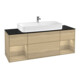 V&B Waschtischunterschrank Finion 160cm, Regal Oak Veneer, Oak Veneer-1