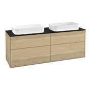 V&B Waschtischunterschrank Finion 160x60,3cm, Abd.-Pl. bla m, Oak Veneer