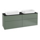 V&B Waschtischunterschrank Finion 160x60,3cm, Abd.-Pl. bla m, Oli. m Lac-1