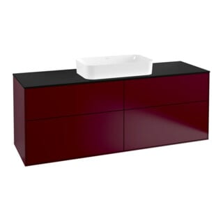 V&B Waschtischunterschrank Finion 160x60,3cm, Abd.-Pl. bla m, Peony Matt