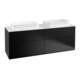 V&B Waschtischunterschrank Finion 160x60,3cm, Abd.-Pl. wh. m, bla m Lac-1