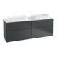 V&B Waschtischunterschrank Finion 160x60,3cm, Abd.-Pl. wh. m, md bl. m Lac-1
