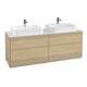 V&B Waschtischunterschrank Finion 160x60,3cm, Abd.-Pl. wh. m, Oak Veneer-1