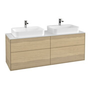 V&B Waschtischunterschrank Finion 160x60,3cm, Abd.-Pl. wh. m, Oak Veneer