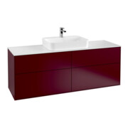 V&B Waschtischunterschrank Finion 160x60,3cm, Abd.-Pl. wh. m, Peony Matt
