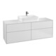 V&B Waschtischunterschrank Finion 160x60,3cm, Abd.-Pl. wh. m, wh. m Lac-1