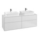 V&B Waschtischunterschrank Finion 160x60,3cm, Abd.-Pl. wh. m, wh. m Lac-1