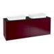 V&B Waschtischunterschrank Finion 160x60,3x50,1cm, Gl. bla m, Peony Matt-1
