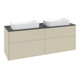 V&B Waschtischunterschrank Finion 160x60,3x50,1cm, Gl. bla m, si Gr m Lac-1
