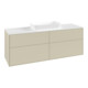 V&B Waschtischunterschrank Finion 160x60,3x50,1cm, Gl. wh. m, si Gr m Lac-1