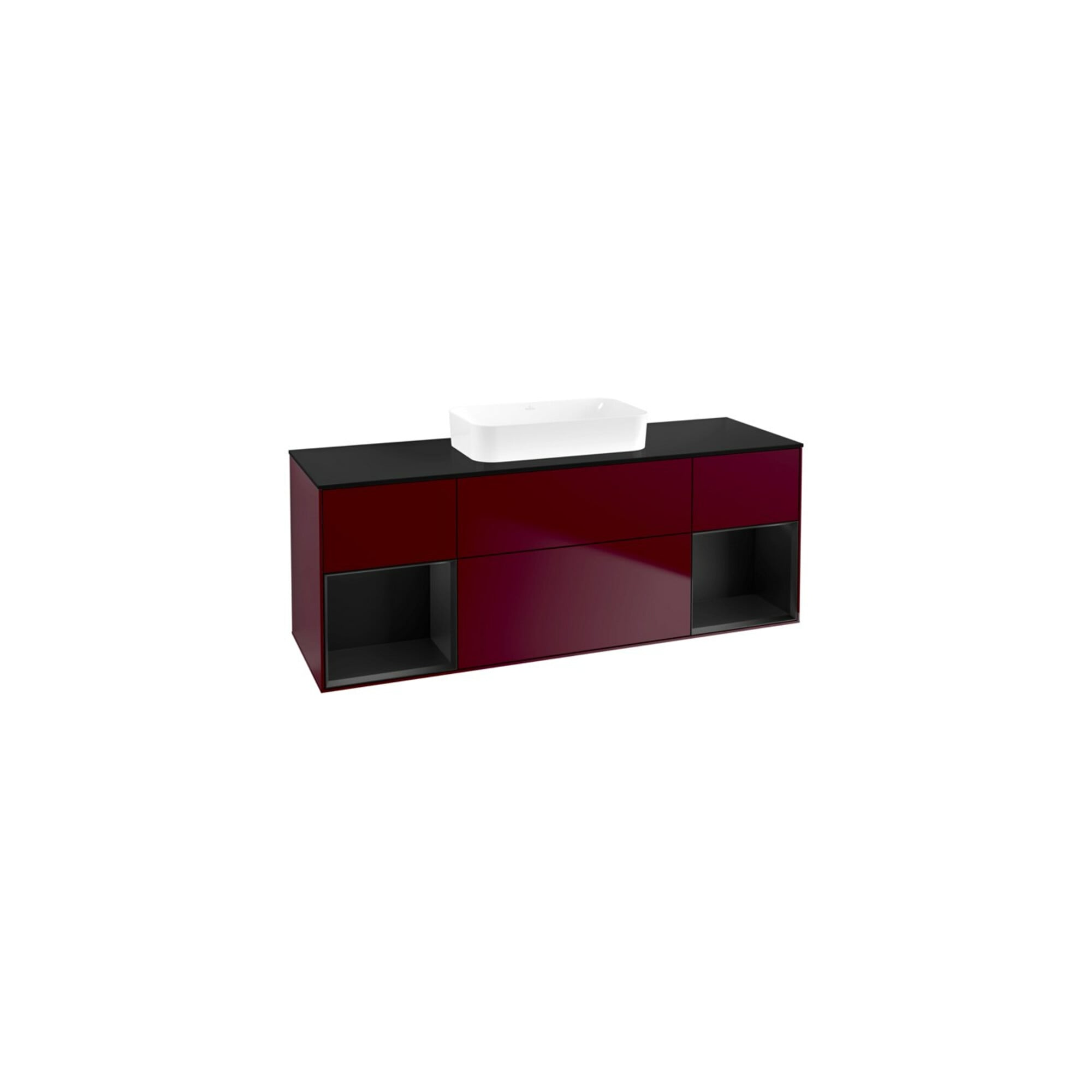 V&B Waschtischunterschrank Finion 160x60,3x50,1cm, Reg bla m Lac, Peo Matt ; Villeroy & Boch