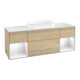 V&B Waschtischunterschrank Finion 160x60,3x50,1cm, Reg glo wh. Lac, Oa ven-1