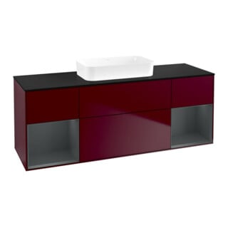 V&B Waschtischunterschrank Finion 160x60,3x50,1cm, Reg md m Lac, Peo Matt