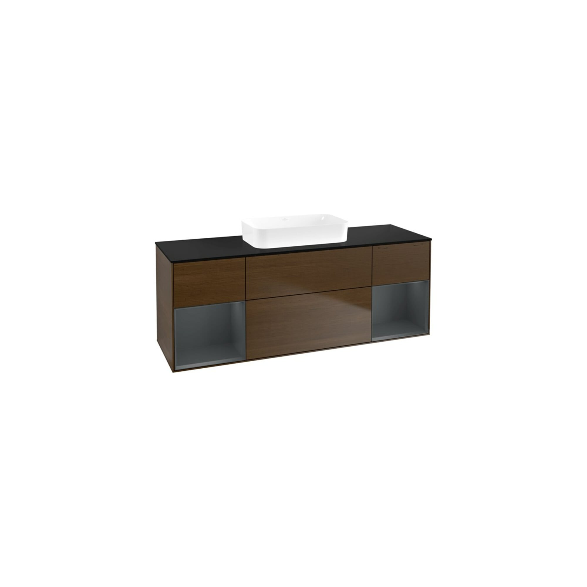 V&B Waschtischunterschrank Finion 160x60,3x50,1cm, Reg md m Lac, wal ven ; Villeroy & Boch