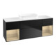 V&B Waschtischunterschrank Finion 160x60,3x50,1cm, Reg Oa ven, bla m Lac-1
