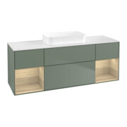 V&B Waschtischunterschrank Finion 160x60,3x50,1cm, Reg Oa ven, Oli. m Lac