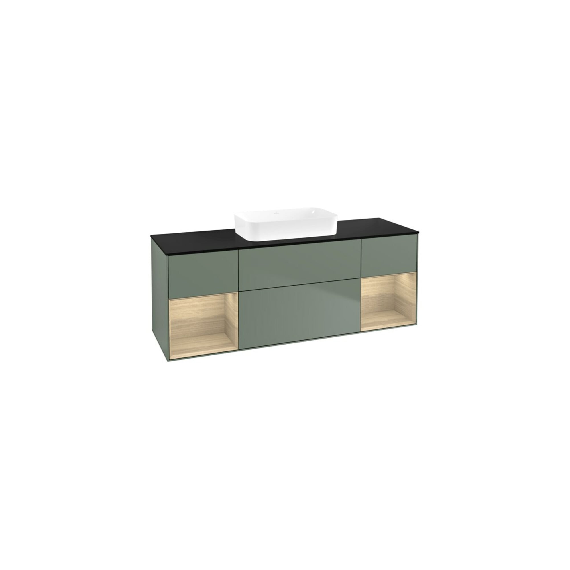 V&B Waschtischunterschrank Finion 160x60,3x50,1cm, Reg Oa ven, Oli. m Lac ; Villeroy & Boch
