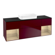 V&B Waschtischunterschrank Finion 160x60,3x50,1cm, Reg Oa ven, Peony Matt