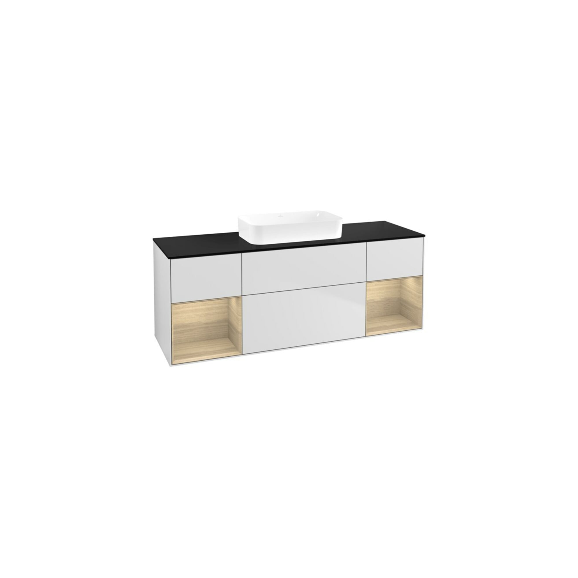 V&B Waschtischunterschrank Finion 160x60,3x50,1cm, Reg Oa ven, wh. m Lac ; Villeroy & Boch