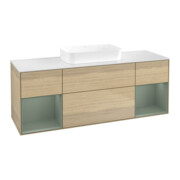 V&B Waschtischunterschrank Finion 160x60,3x50,1cm, Reg Oli. m Lac, Oa ven